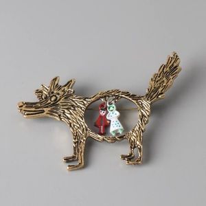 Big Bad Wolf Brooch